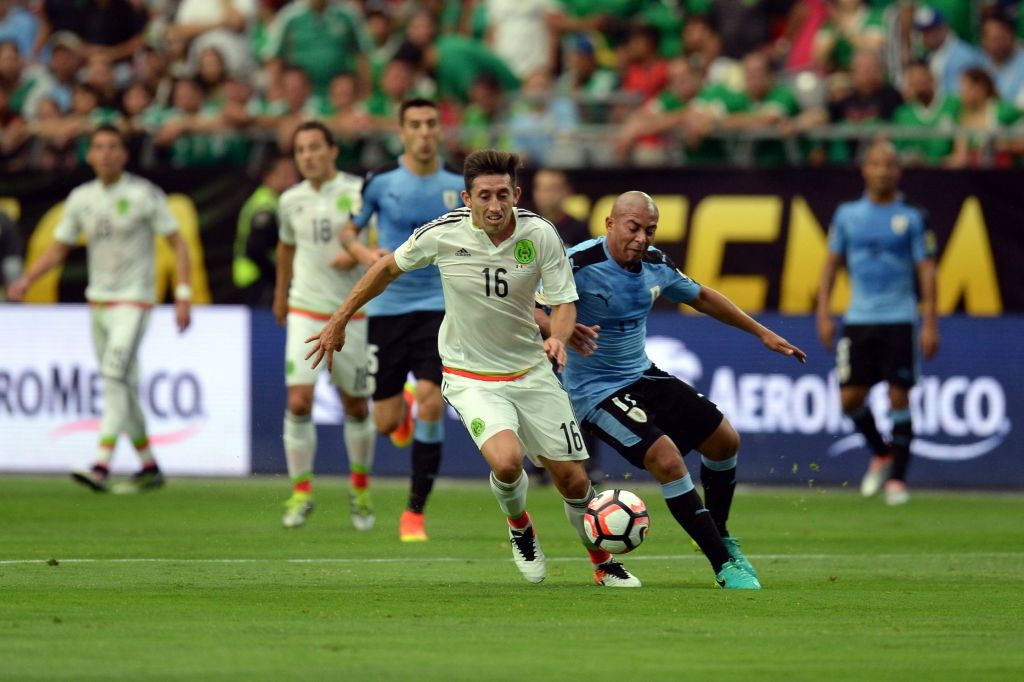 Herrera segna un gol e mezzo, Messico-Uruguay (3-1) è la partita più bella della Copa America