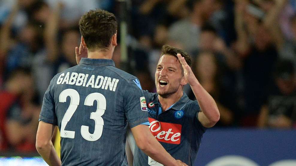 Il Napoli a Verona senza Mertens e Gabbiadini