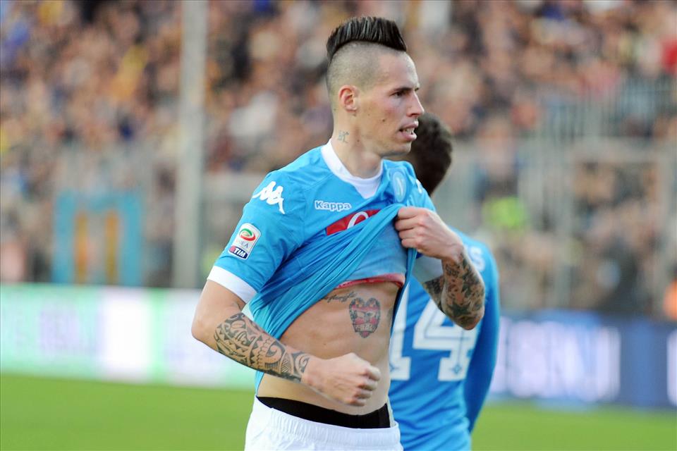 VIDEO/ Sampdoria-Napoli 1-3, gol di Hamsik che raggiunge Careca con 96 reti segnate in azzurro