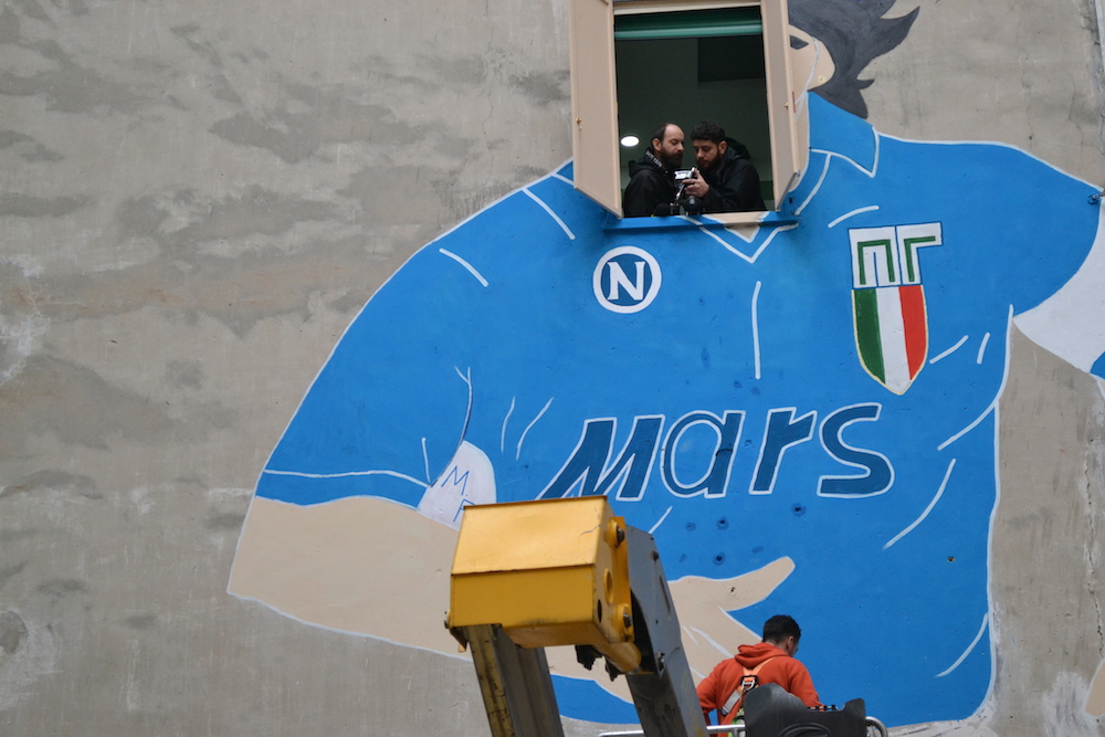 Il murales Maradona sarà un documentario