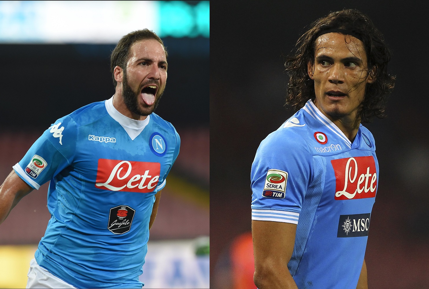 Higuain e Cavani, la coppia impossibile del Napoli