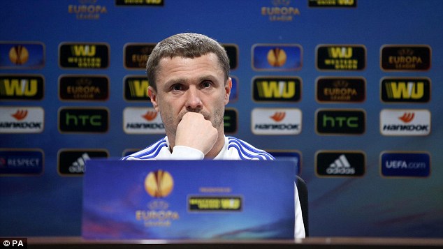 Rebrov in conferenza: «Il Napoli merita molto di più in Italia»