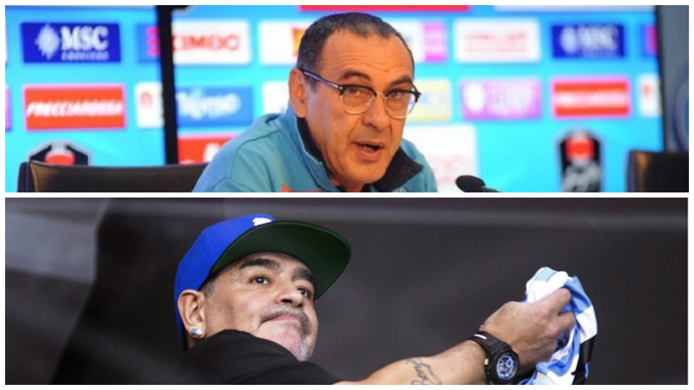 Sarri su Maradona: «Meglio al San Paolo che al San Carlo»