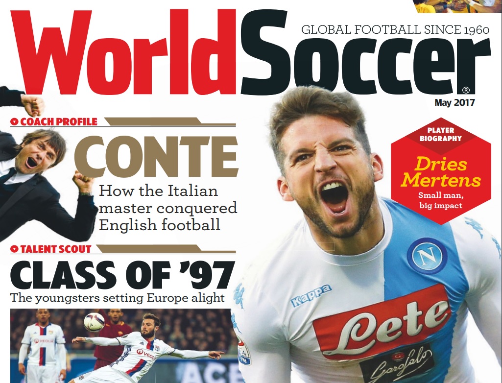 Mertens sulla copertina di World Soccer: «Un piccolo attaccante, un grande impatto»