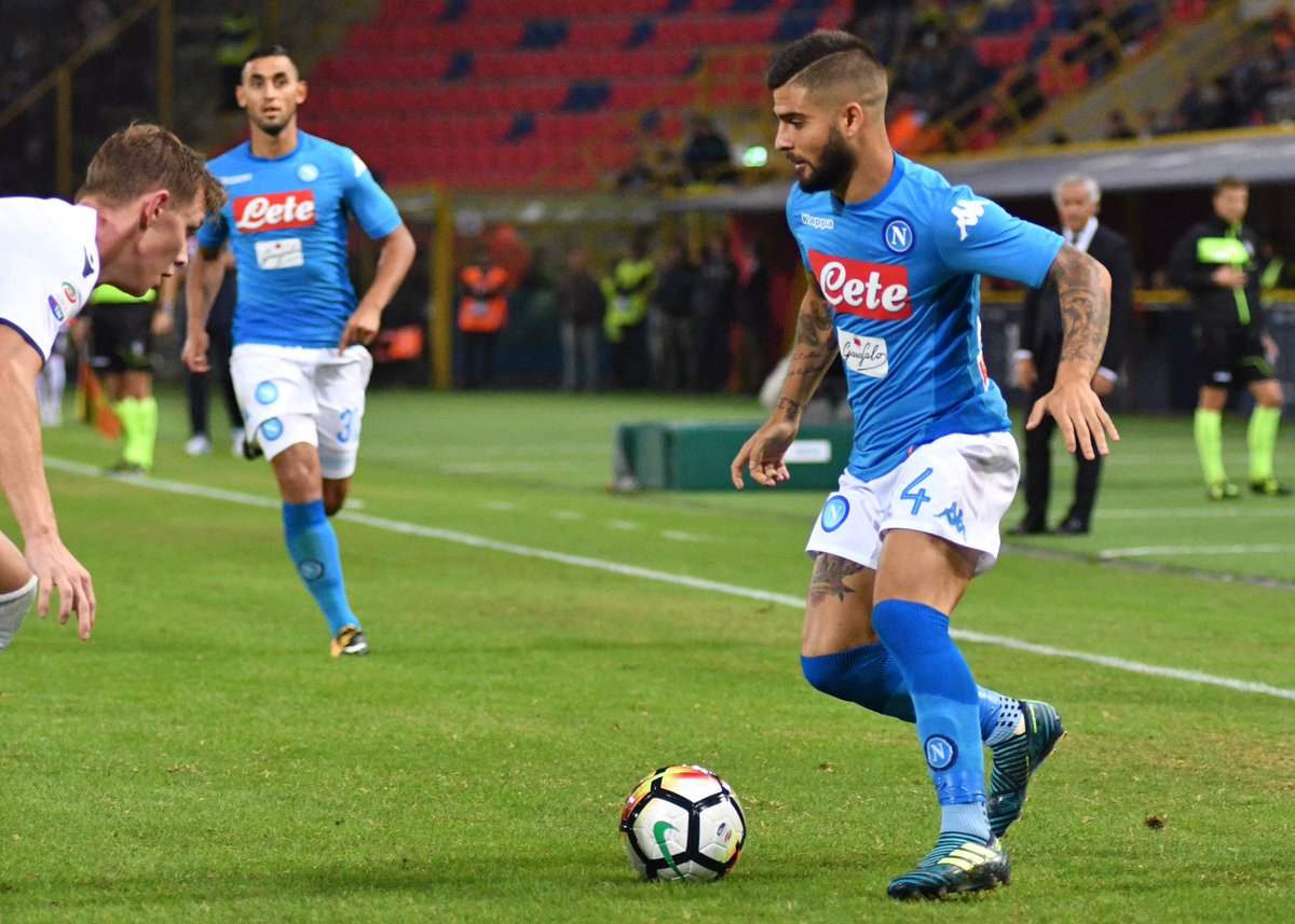 Napoli cinico: tre tiri, tre gol e un buon Bologna va ko