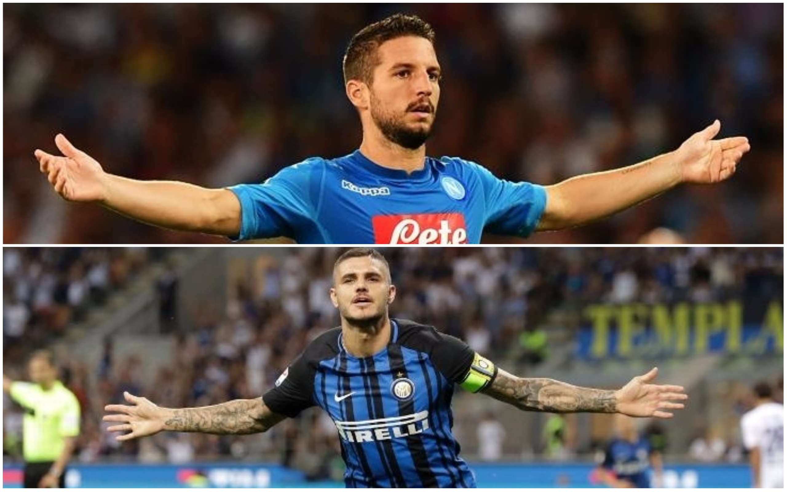 Mertens e Icardi, due modi diversi di essere centravanti