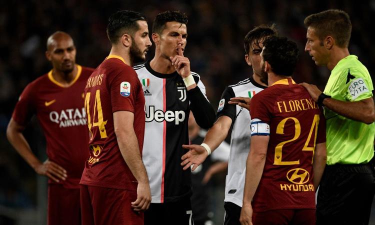 Ronaldo a Florenzi: “Sei troppo piccolo per parlare”. E il giallorosso si vendica segnando il gol dell’1-0