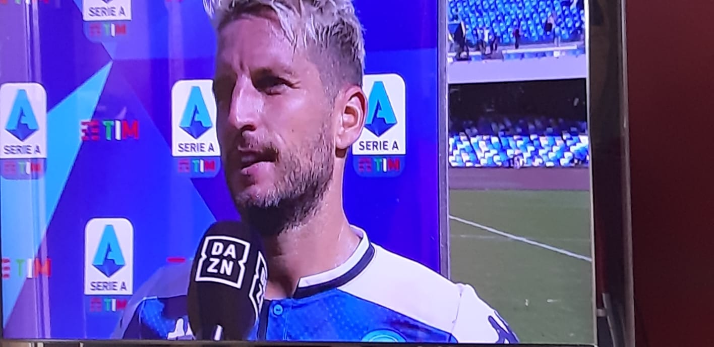 Mertens: “Non si può prendere gol, oggi. Avremmo dovuto tenere la rete a zero”