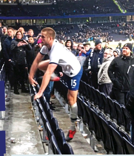 Picchiò un tifoso in tribuna per difendere il fratello: 4 gare di squalifica a Dier del Tottenham (VIDEO)