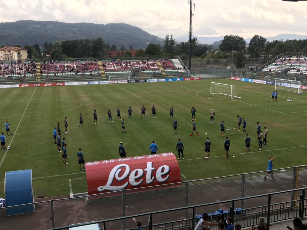 Allenamenti Napoli, Allan assente, Manolas negli spogliatoi in anticipo (lombalgia)