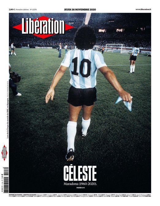 Maradona è la prima pagina del mondo (LE FOTO)