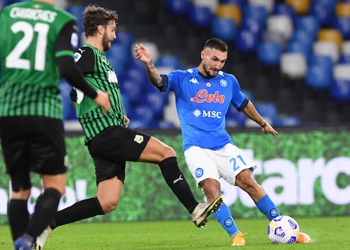 Il Sassuolo ha dato lezione di calcio al Napoli