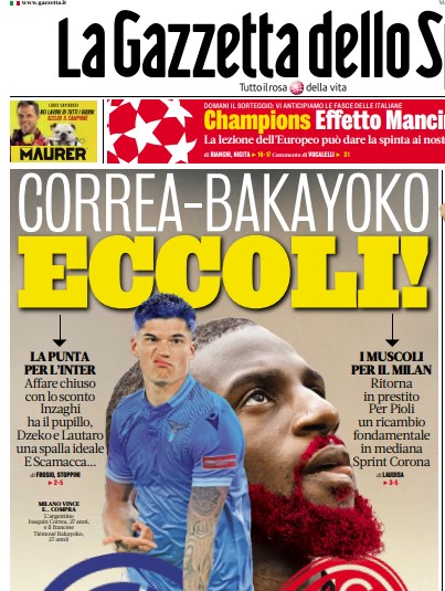 Per la Gazzetta Bakayoko è un “colpaccio” da copertina. E se il Milan avesse preso Mbappé?