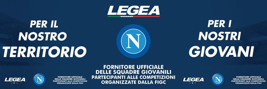 Legea sarà lo sponsor del Napoli per le squadre giovanili