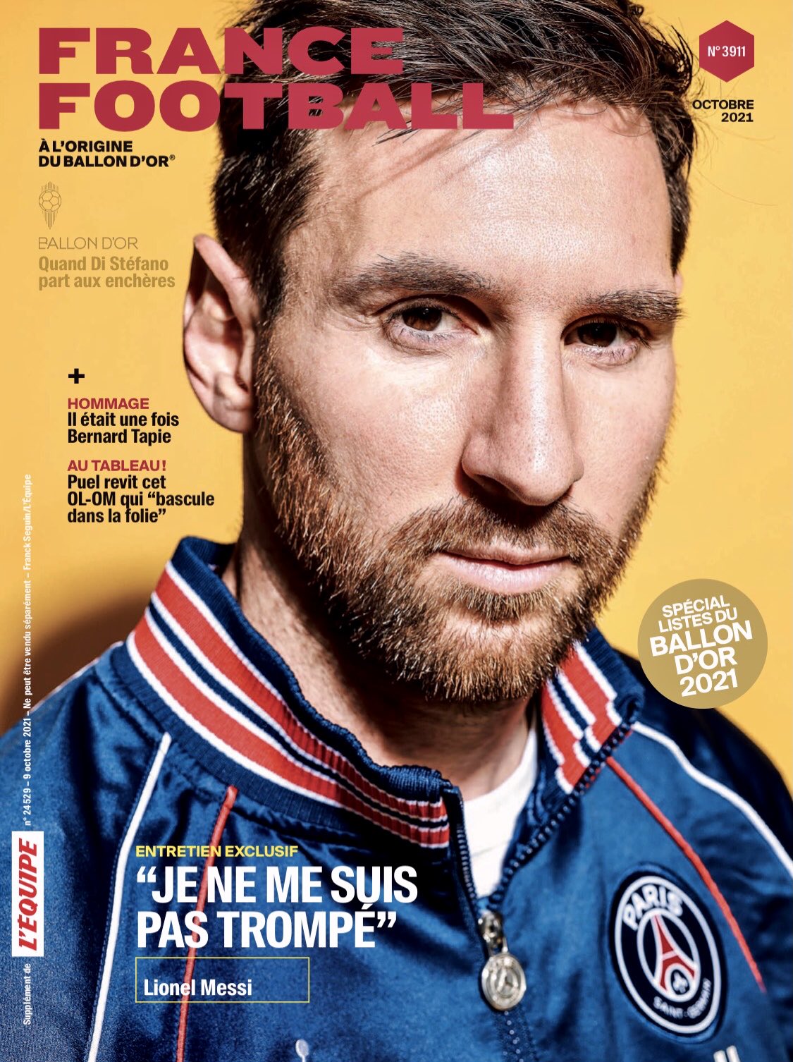 Messi: “Non mi sono sbagliato a venire al Paris Saint-Germain”