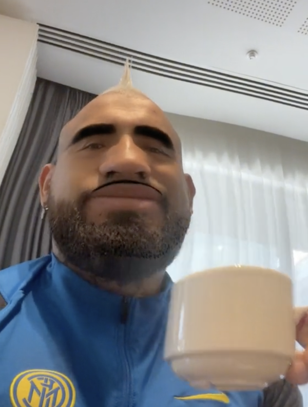 Vidal è il re di TikTok tra sfide e balli