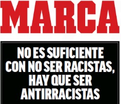 L’iconica copertina di Marca su Vinicius: «Non basta non essere razzisti, bisogna essere antirazzisti»