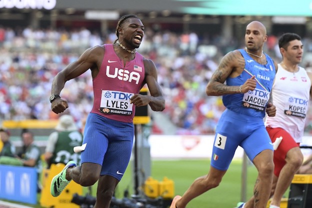 Jacobs attento, Noah Lyles a Londra corre i 100 metri in 9″81