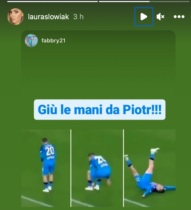 La moglie di Zielinski a De Laurentiis: “Giù le mani da Piotr”