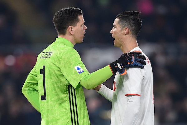 Ronaldo a Szczesny: «Hai dovuto ritirarti per andare in un club importante». Povera Juve… (VIDEO)