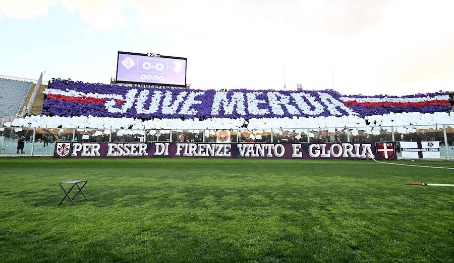 La coreografia “Juve merda” costa 50mila euro di multa alla Fiorentina